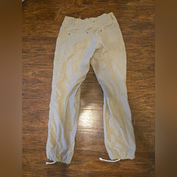 Kuhl Freeflex Move Pants Women Size 4 Tan Ruche Straight Adjustable Hem Outdoor - Picture 2 of 7